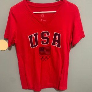 Team USA V-neck Shirt